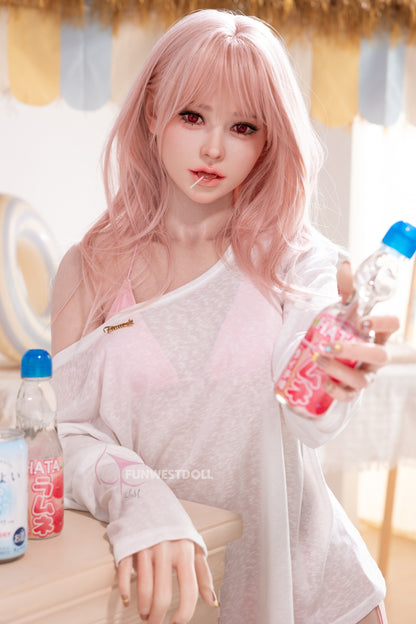Lucy- Premium Lifelike Silicone Head Sex Doll with ROS Oral option - FunWest Doll