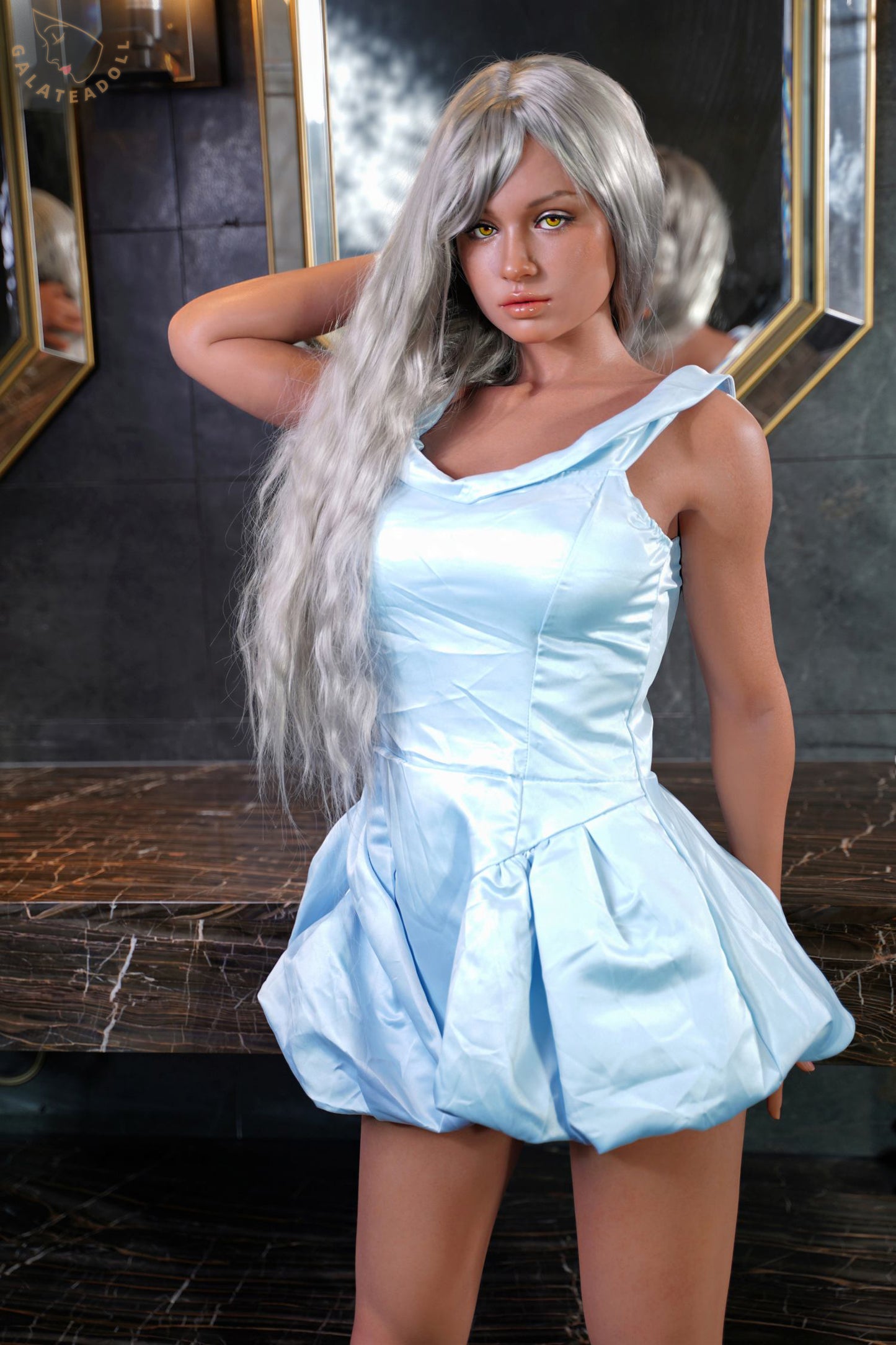 Crystal- 167cm Full Silicone Lifelike Sex Doll with ROS Oral - Galatea Doll
