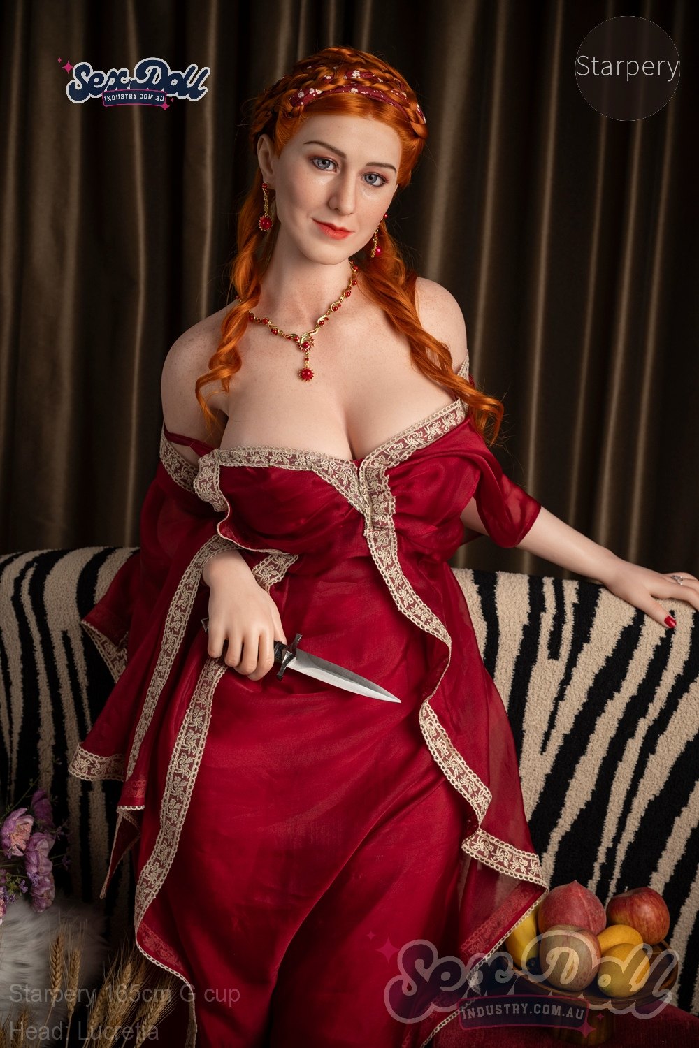 Lucretia - 165cm G-cup Silicone Head Sex Doll with Weight Reduced – Starpery Doll