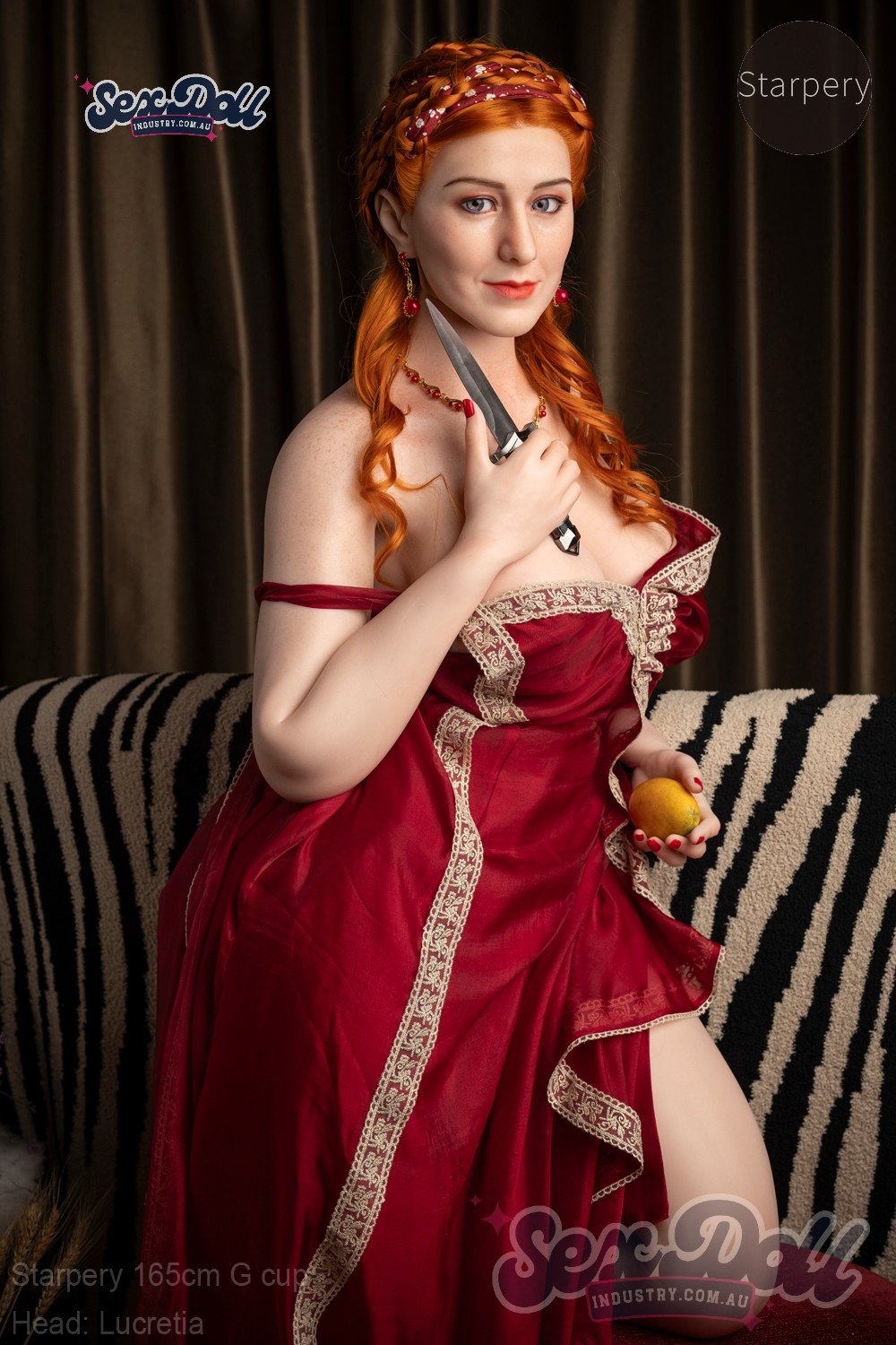 Lucretia - 165cm G-cup Silicone Head Sex Doll with Weight Reduced – Starpery Doll