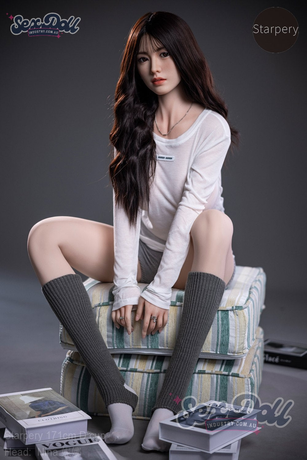 Nina - 171cm D-cup Silicone Head Tall Asian Sex Doll with Weight Reduced – Starpery Doll