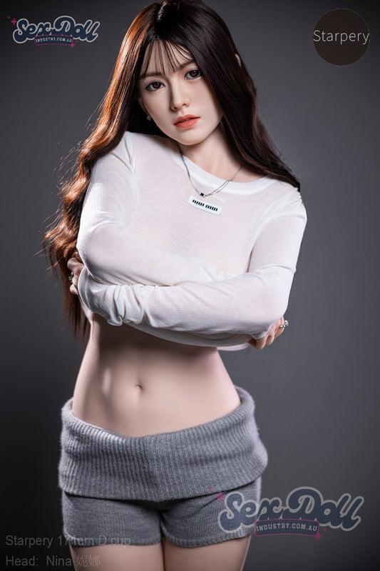 Nina - 171cm D-cup Silicone Head Tall Asian Sex Doll with Weight Reduced – Starpery Doll