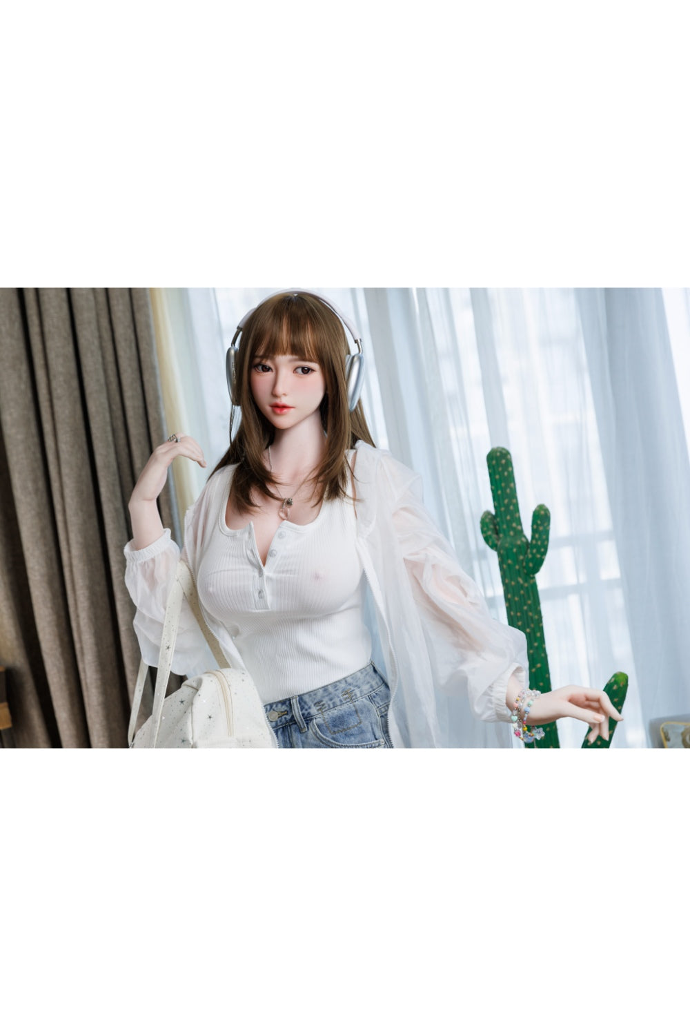 Maki- 171cm D-cup Silicone Head Lightweight Realistic Sex Doll with ROS Options - Starpery Doll