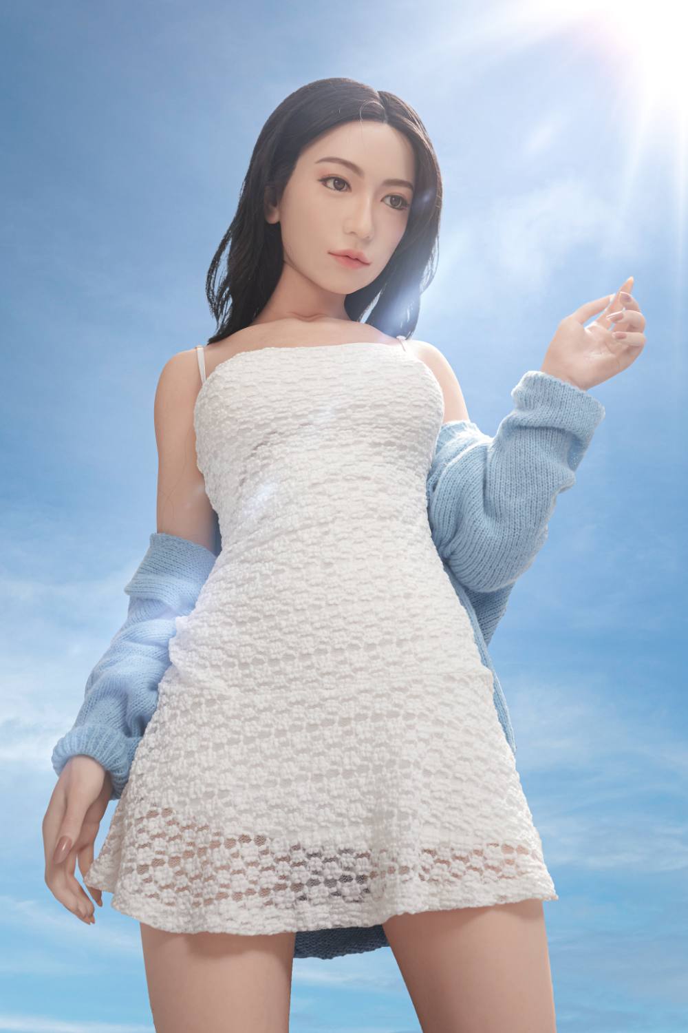 Mayu- 158cm E-cup Full Silicone Sex Doll Ultra-Light Weight with ROS Oral - Climax Doll