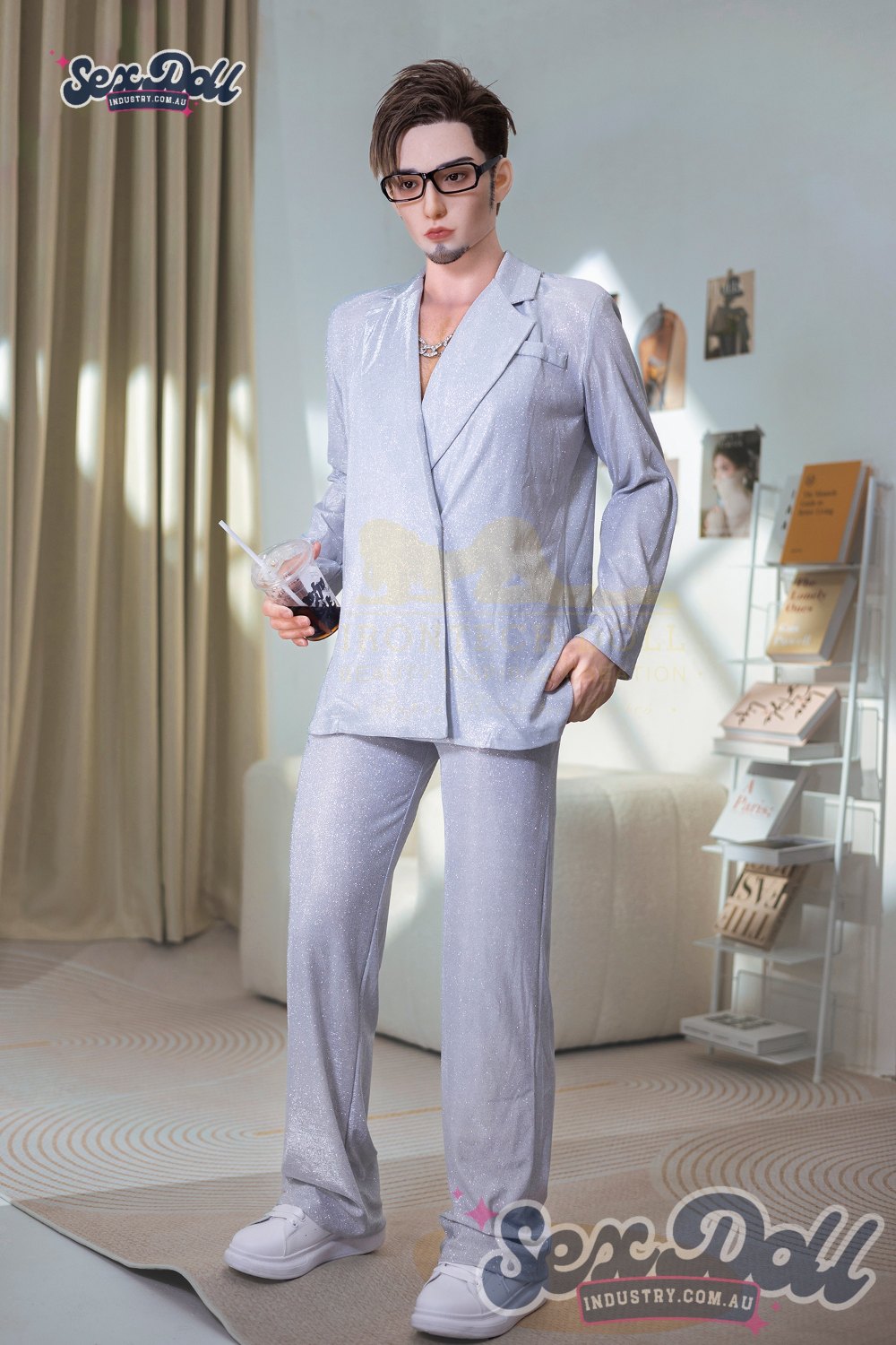 John - 170cm M10 Full Silicone Male Sex Doll - Irontech Doll